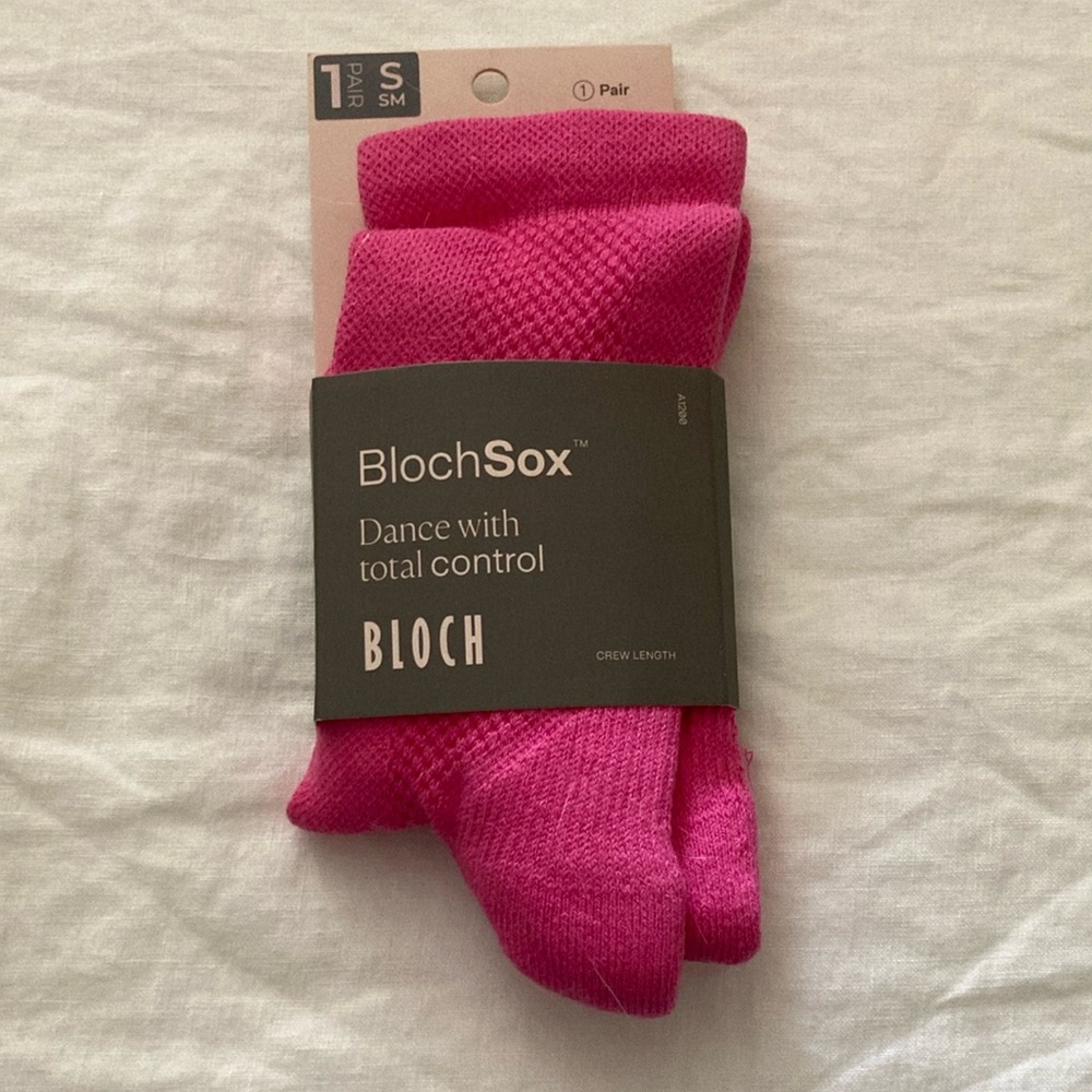 Bloch Hot Pink Dance Socks